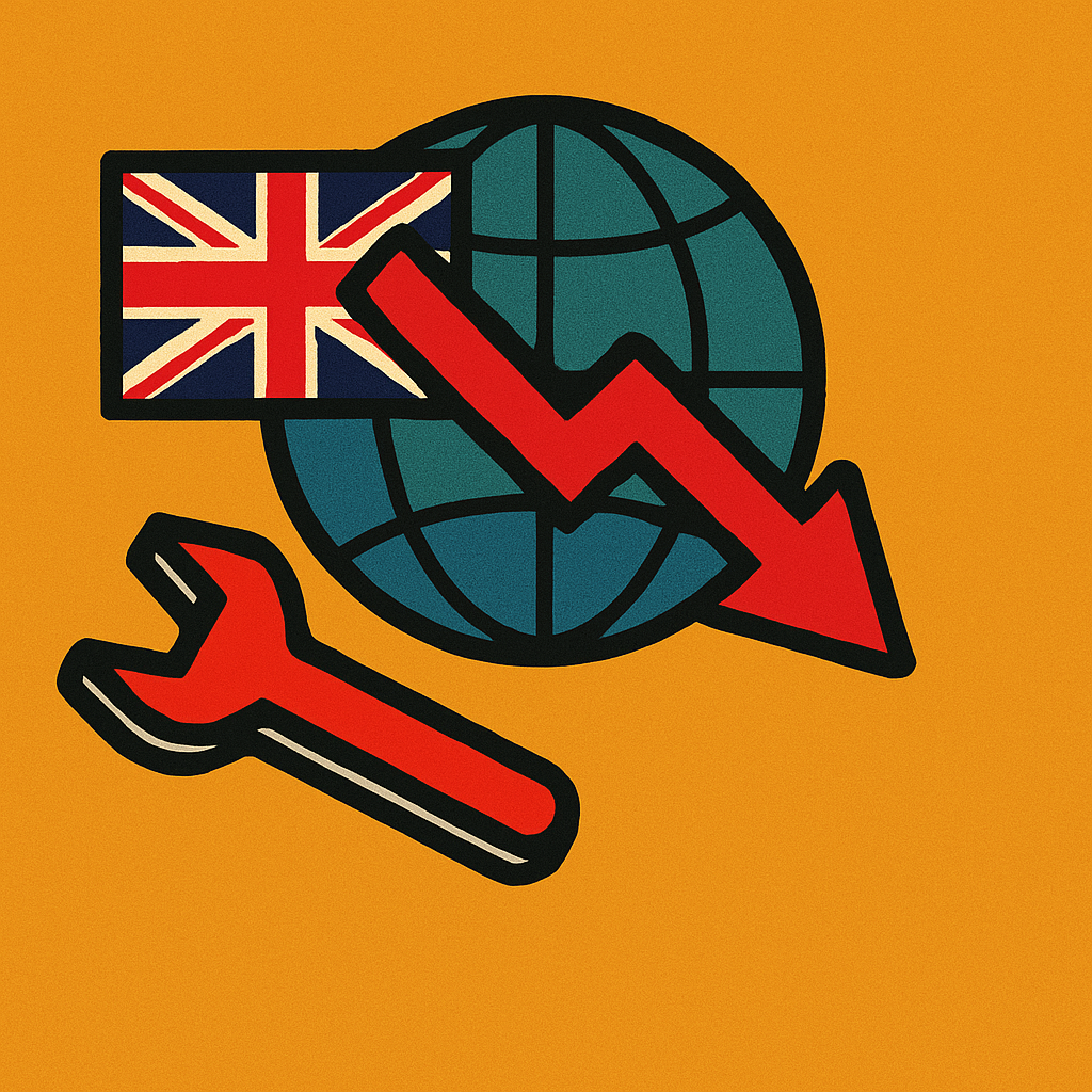 🇬🇧 UK Stocks Dip as Trade Deal Cheers Fade and BoE Cuts Rates 📉🔧